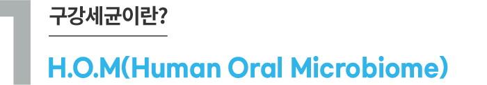 1. 구강세균이란? - OralBiome (Human Oral Microbiome)